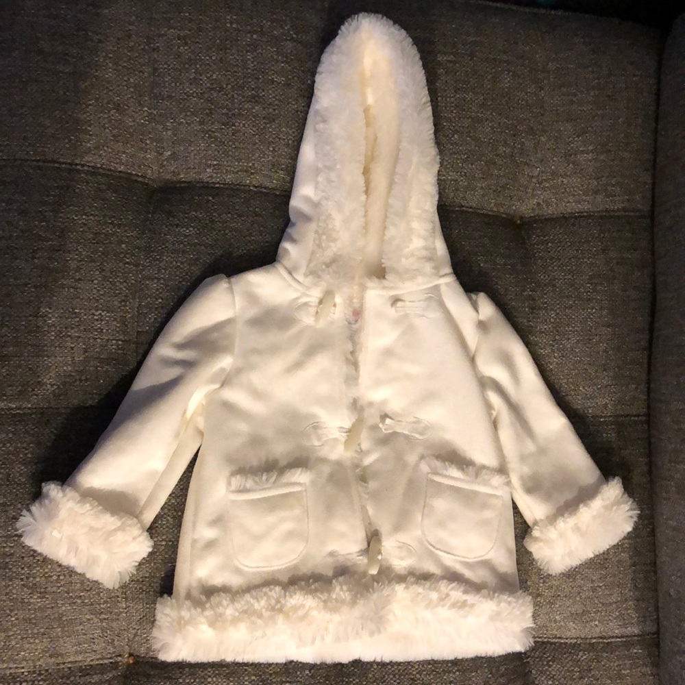 Girls fur coat